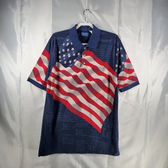 xxxl declaration of independence polo shirt